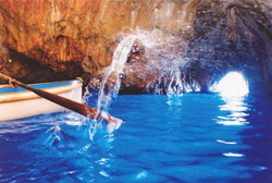 <b>Detail of the Blue Grotto of Capri</b>