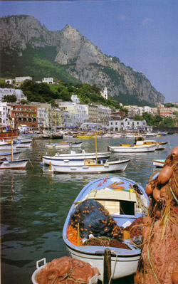 <b>Marina Grande, the port of Capri island</b>
