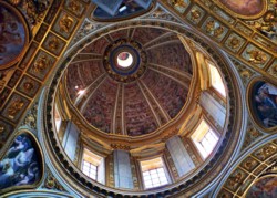 <b>Dome of the Sistine Chapel in Rome</b>