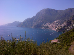 <b>Positano and a part of  the Amalfi Coast</b>