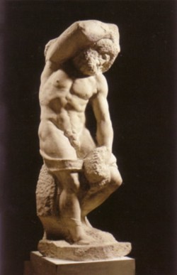 <b>Bearded slave of Michelangelo's prigioni</b>