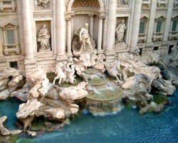 <b>The Trevi Fountain in Rome</b>