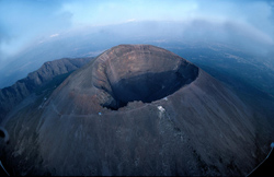 <b>Bird's eye view of Mt Vesuvius</b>