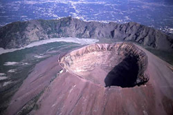 <b>Bird's eye view of Mt Vesuvius</b>