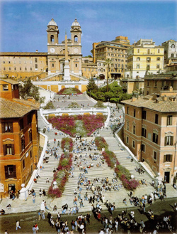 <b> The famous Spanish Steps in Rome</b>