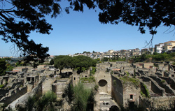 <b>Bird's eye view of Herculaneum</b>