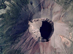 <b>Bird's eye view of Mount Vesuvius</b>
