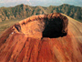  La cima del Vesuvio senza alcuna vegetazione