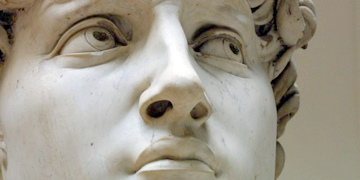La statua del David di Michelangelo a Firenze