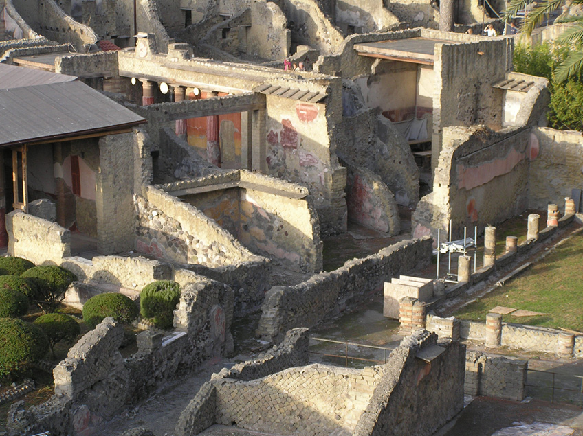 General view of Herculaneum ruins