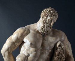 <b>Farnese Hercules in the Archaeological Museum of Naples</b>�