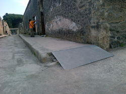<b>Wheelchair ramp in Pompeii</b>